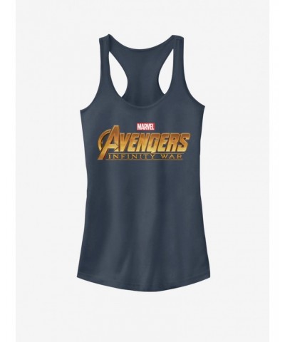 Marvel Avengers Infinity Studio Logo Girls Tank $10.71 Tanks