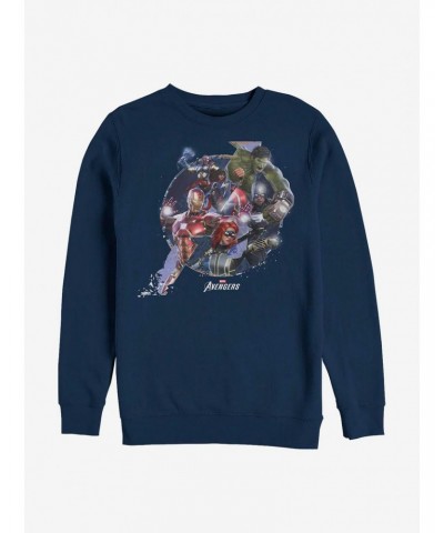 Marvel Avengers Logo Fill Crew Sweatshirt $16.97 Sweatshirts