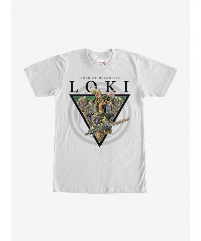Marvel Loki God of Mischief Minions T-Shirt $11.71 T-Shirts