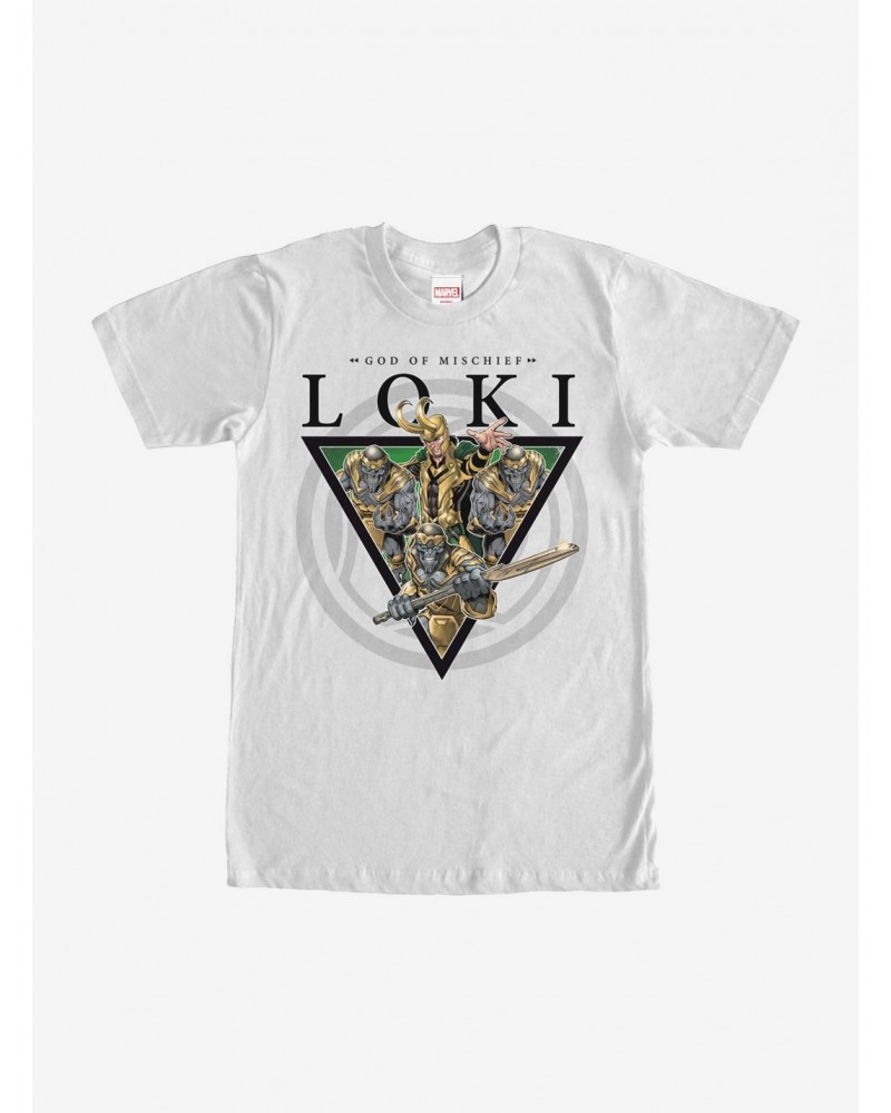 Marvel Loki God of Mischief Minions T-Shirt $11.71 T-Shirts