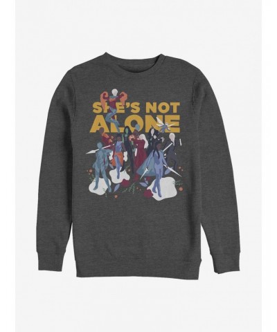 Marvel Avengers She's Not Alone Crew Sweatshirt $18.08 Sweatshirts