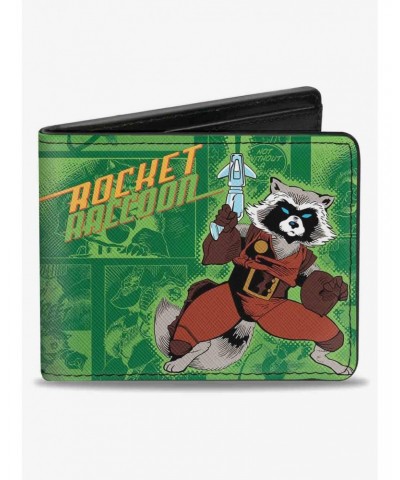 Marvel Guardians of The Galaxy Rocket Raccoon Pose Bifold Wallet $9.20 Wallets