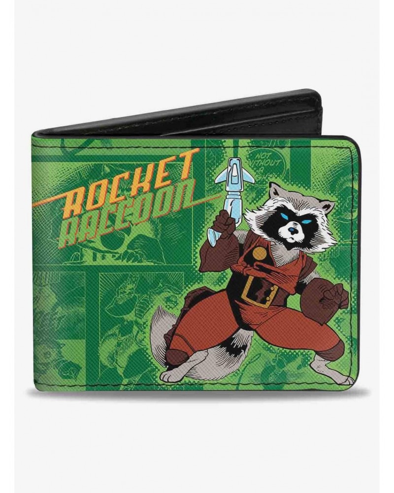 Marvel Guardians of The Galaxy Rocket Raccoon Pose Bifold Wallet $9.20 Wallets