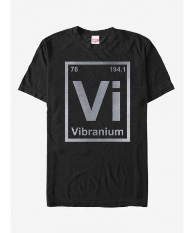 Marvel Black Panther Vibranium Element T-Shirt $10.99 T-Shirts