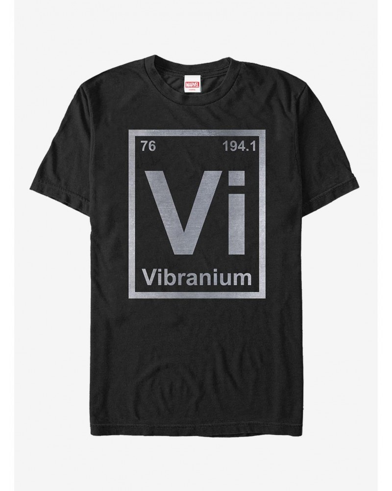 Marvel Black Panther Vibranium Element T-Shirt $10.99 T-Shirts