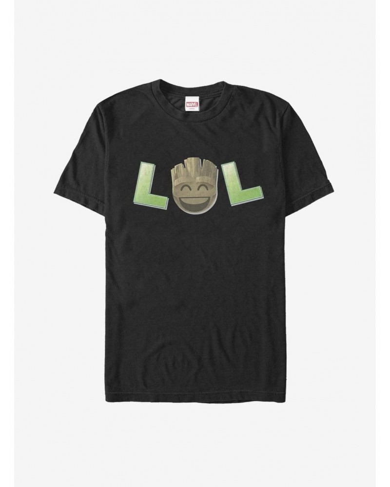 Marvel Guardians of the Galaxy Groot LOL Emoji T-Shirt $7.65 T-Shirts