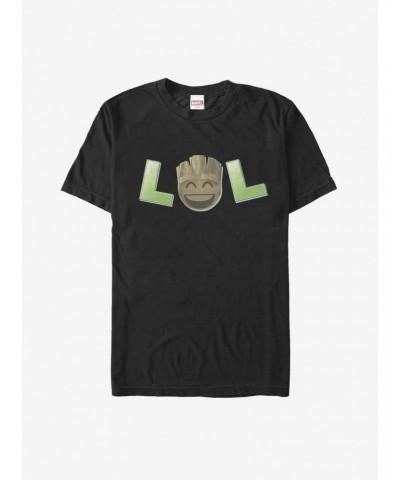 Marvel Guardians of the Galaxy Groot LOL Emoji T-Shirt $7.65 T-Shirts