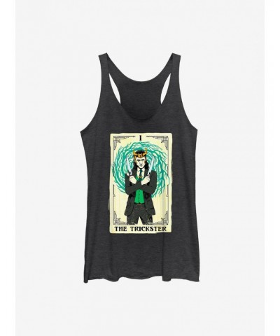 Marvel Loki The Trickster Tarot Girls Tank $7.77 Tanks