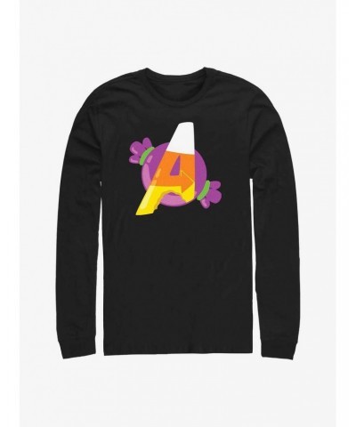 Marvel Avengers Candy Logo Long-Sleeve T-Shirt $14.15 T-Shirts