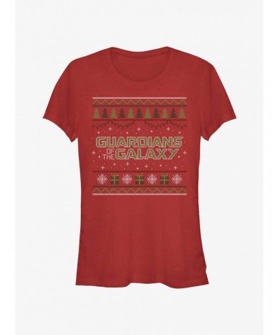 Marvel Guardians of the Galaxy Christmas Galaxy Girls T-Shirt $9.21 T-Shirts