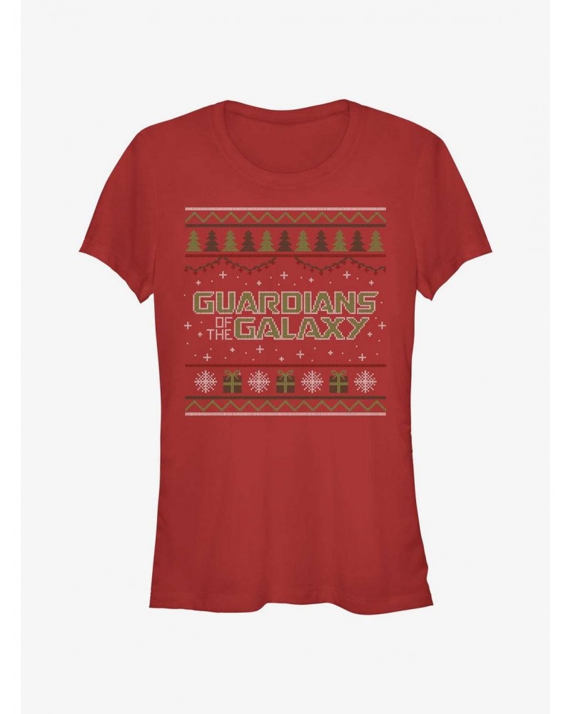 Marvel Guardians of the Galaxy Christmas Galaxy Girls T-Shirt $9.21 T-Shirts