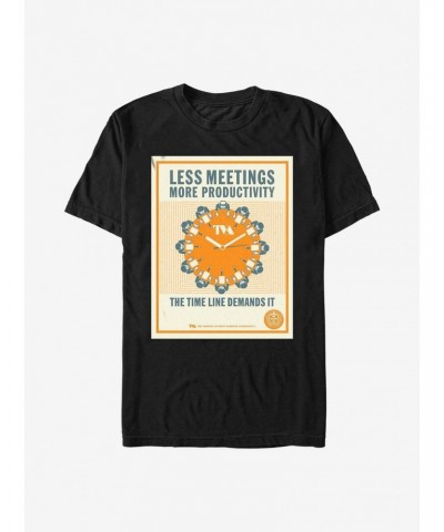 Marvel Loki Less Meetings More Productivity T-Shirt $7.41 T-Shirts