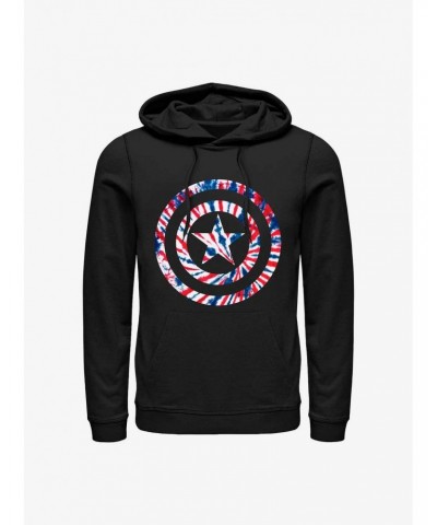 Marvel Captain America Tie-Dye America Hoodie $14.37 Hoodies