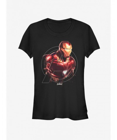 Marvel Avengers Endgame Iron Man Hero Girls T-Shirt $8.96 T-Shirts