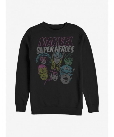 Marvel Avengers Grunge Heroes Sweatshirt $15.13 Sweatshirts