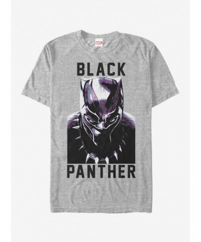 Marvel Black Panther 2018 Portrait T-Shirt $9.32 T-Shirts