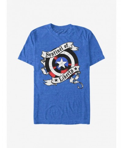 Marvel Captain America Sentinel Shield T-Shirt $8.60 T-Shirts