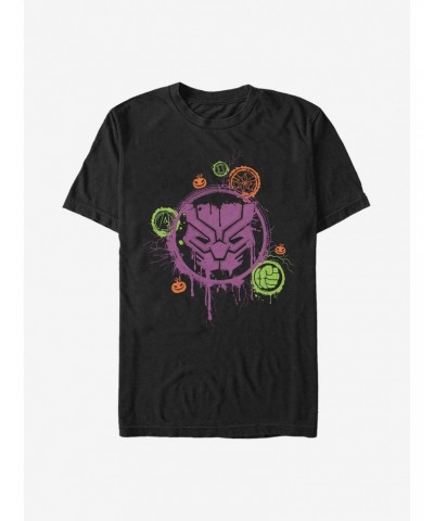 Marvel Avengers Panther Stencil T-Shirt $10.04 T-Shirts