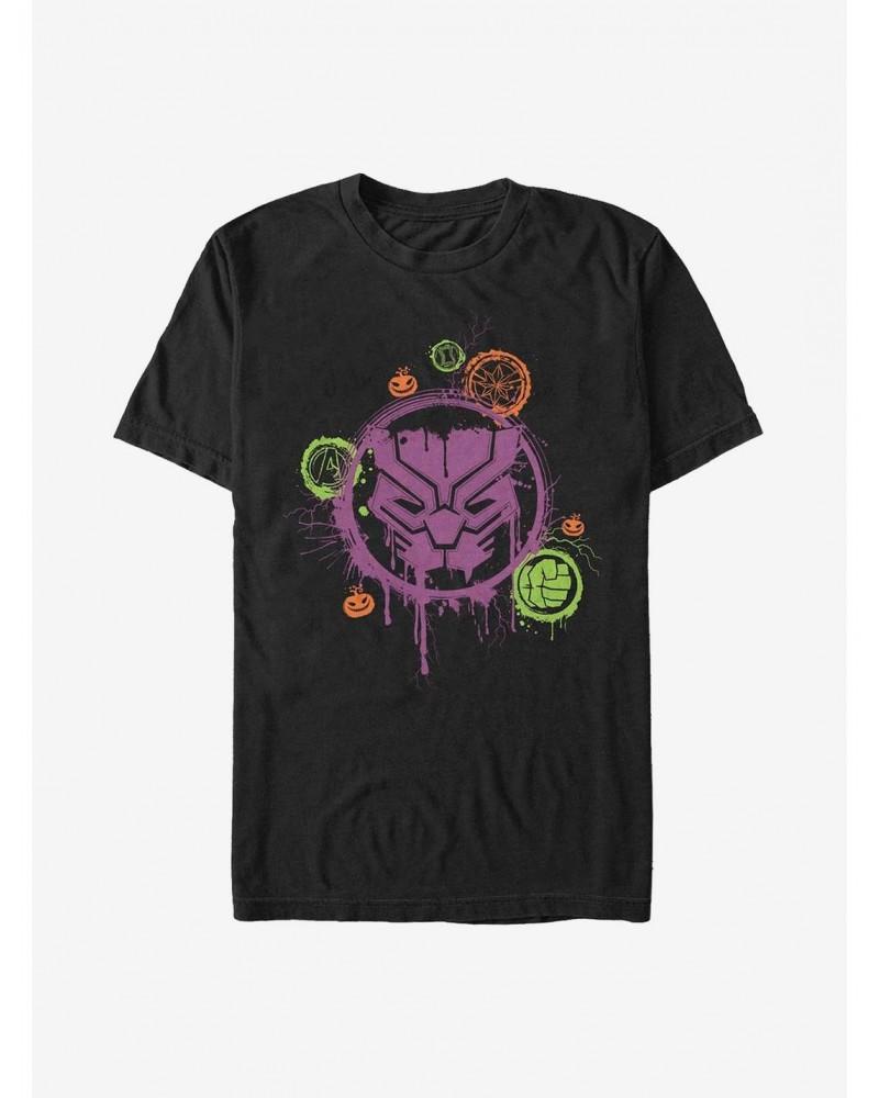 Marvel Avengers Panther Stencil T-Shirt $10.04 T-Shirts