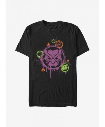 Marvel Avengers Panther Stencil T-Shirt $10.04 T-Shirts