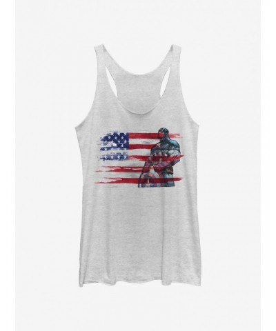 Marvel Captain America Captain Inkflag Girls Tank $8.03 Tanks