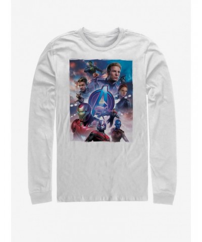 Marvel Avengers: Endgame Basic Poster Long-Sleeve T-Shirt $12.50 T-Shirts