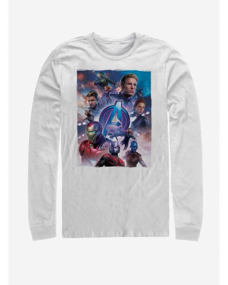 Marvel Avengers: Endgame Basic Poster Long-Sleeve T-Shirt $12.50 T-Shirts