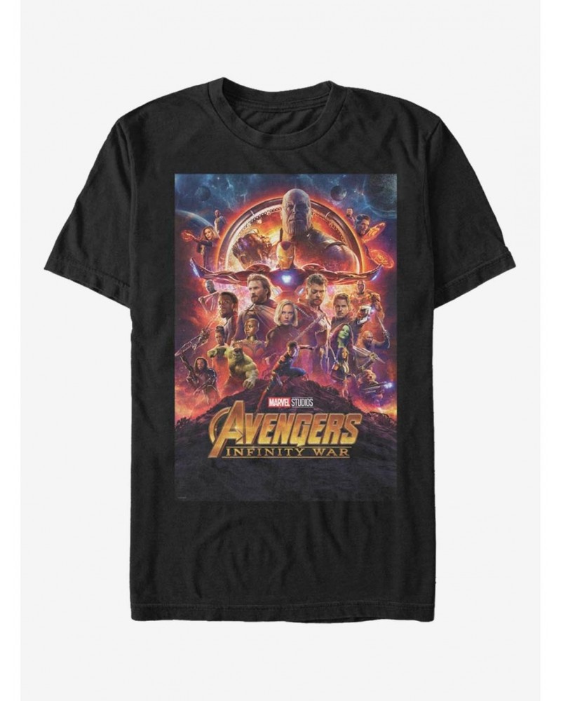 Marvel Avengers Infinity War Poster T-Shirt $7.65 T-Shirts