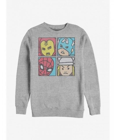 Marvel Avengers Pop Squares Sweatshirt $16.24 Sweatshirts