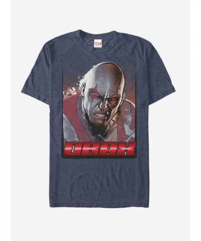Marvel Guardians of the Galaxy Drax Portrait T-Shirt $10.04 T-Shirts