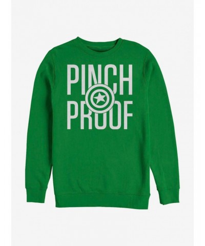 Marvel Captain America Pinch Proof Crew Sweatshirt $13.28 Sweatshirts