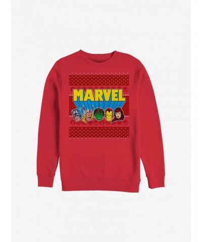 Marvel Avengers Jolly Avengers Holiday Sweatshirt $11.81 Sweatshirts