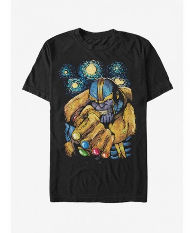 Marvel Avengers Thanos Night T-Shirt $7.89 T-Shirts