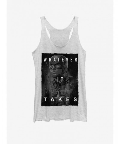 Marvel Avengers Endgame Darken Cap Girls Tank Top $8.29 Tops