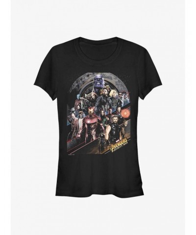 Marvel Avengers Infinity Poster Girls T-Shirt $8.96 T-Shirts