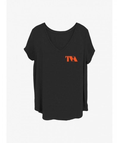 Marvel Loki TVA Logo Girls T-Shirt Plus Size $10.40 T-Shirts