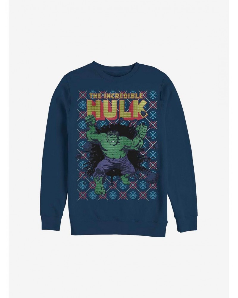 Marvel Hulk Smash Holiday Sweatshirt $16.97 Sweatshirts