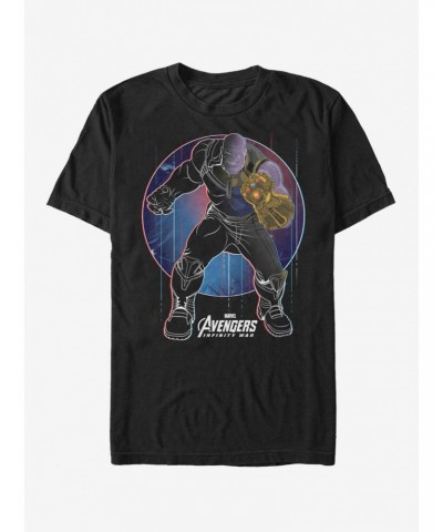 Marvel Avengers: Infinity War Thanos Circle T-Shirt $11.71 T-Shirts