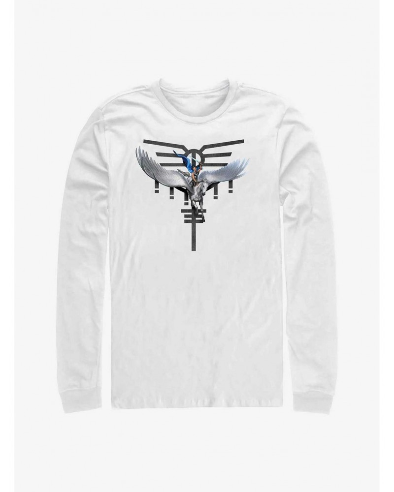 Marvel Thor: Love And Thunder Pegasus Long Sleeve T-Shirt $12.17 T-Shirts