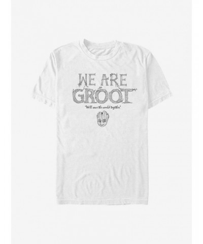 Marvel The Guardians Of The Galaxy Grow Together T-Shirt $11.47 T-Shirts