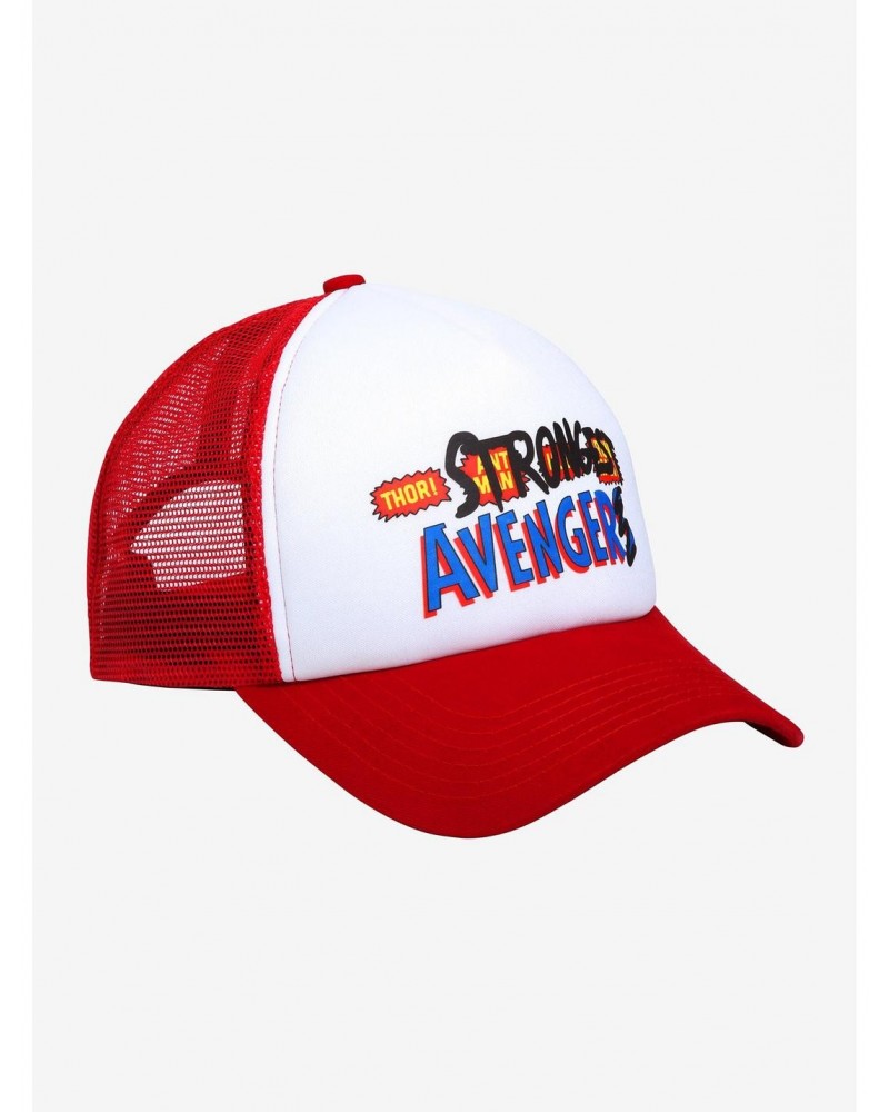 Marvel Thor: Love And Thunder Strongest Avenger Cosplay Trucker Hat $3.96 Hats