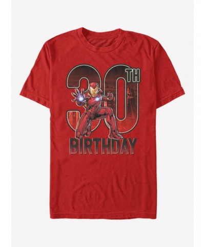 Marvel Iron Man 30th Birthday T-Shirt $10.99 T-Shirts