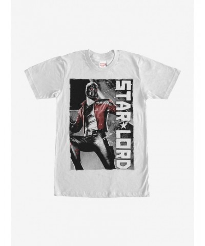 Marvel Guardians of the Galaxy Star Lord Spray Paint Print T-Shirt $10.76 T-Shirts