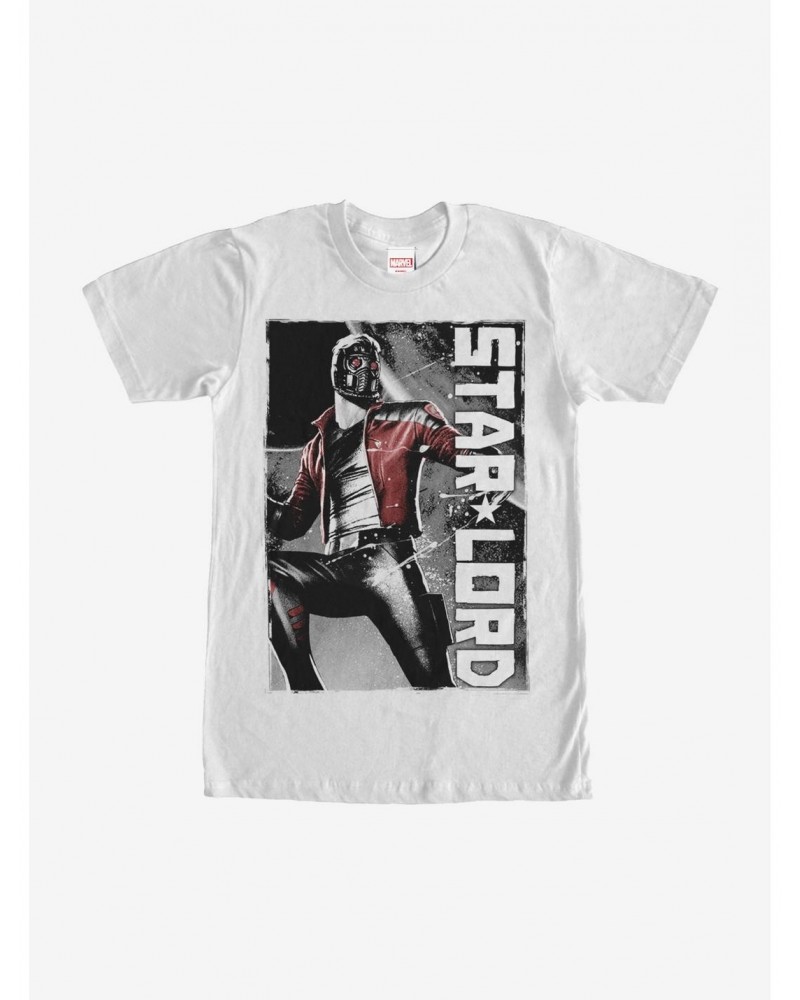 Marvel Guardians of the Galaxy Star Lord Spray Paint Print T-Shirt $10.76 T-Shirts