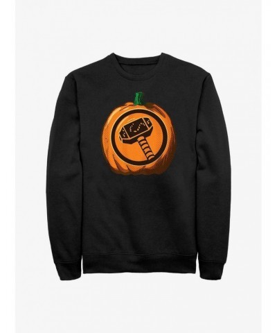 Marvel Thor Pumpkin Logo Sweatshirt $13.28 Sweatshirts