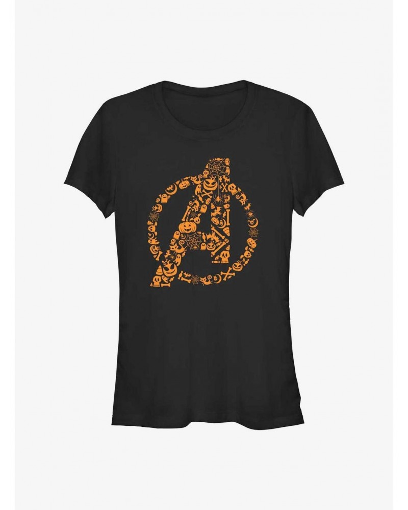 Marvel Avengers Spooky Logo Girls T-Shirt $7.97 T-Shirts