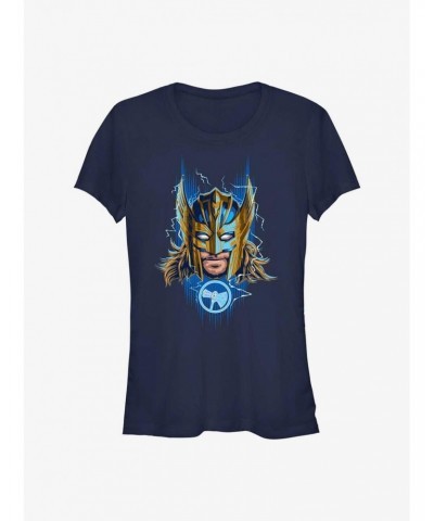 Marvel Thor: Love and Thunder Thor Helmet Girls T-Shirt $9.46 T-Shirts