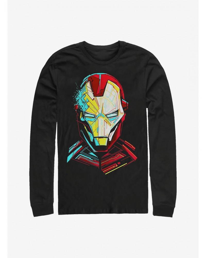 Marvel Iron Man Pieced Long-Sleeve T-Shirt $15.79 T-Shirts