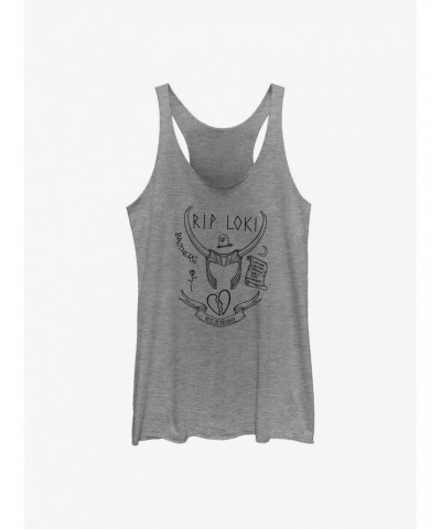 Marvel Thor Rest In Mischief Loki Girls Tank $10.88 Tanks