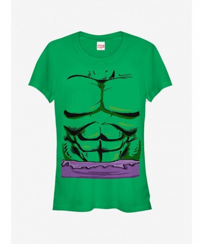Marvel Halloween Hulk Classic Costume Girls T-Shirt $8.72 T-Shirts